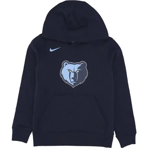 Memphis Grizzlies Logo Hoodie Sweatshirt , male, Sizes: S, XL - Nike - Modalova