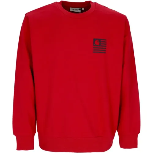 Arcade Leichter Crewneck Sweatshirt Herren , Herren, Größe: L - Carhartt WIP - Modalova