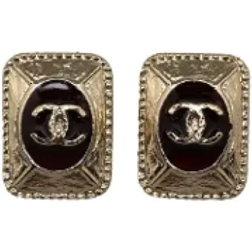 Pre-owned Jewellery, female, , Size: ONE SIZE Pre-owned Plastic earrings - Chanel Vintage - Modalova