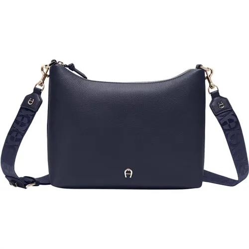 Cross Body Bags, female, , Size: ONE SIZE Elegant Leather Shoulder Bag - aigner - Modalova