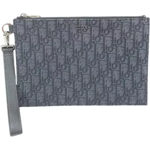 Pre-owned Canvas clutches , female, Sizes: ONE SIZE - Dior Vintage - Modalova