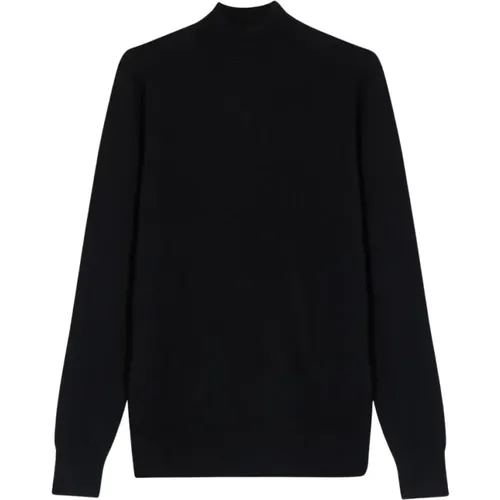 Merinowoll-Mock-Neck-Pullover , Herren, Größe: M - Brooks Brothers - Modalova