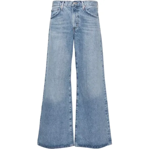 Clara Weite Jeans für Frauen , Damen, Größe: W27 - Agolde - Modalova