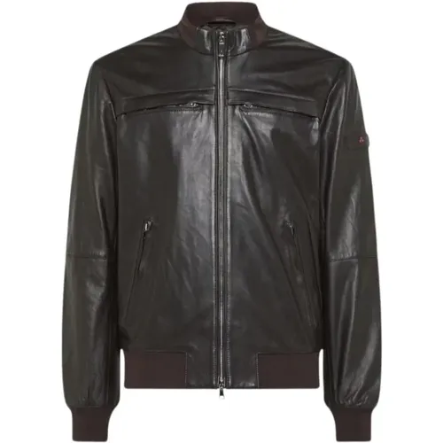 Leather Jacket Sands Style , male, Sizes: 2XL, L, S - Peuterey - Modalova