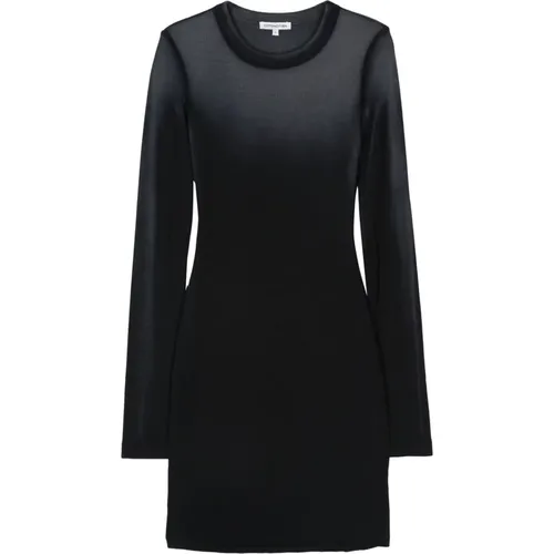 Schwarzes Verona Crew Mini Kleid , Damen, Größe: M - Cotton Citizen - Modalova