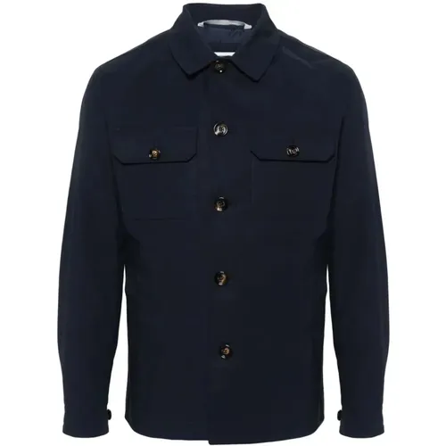 Navy Blue Shirt Jacket Kired - Kired - Modalova