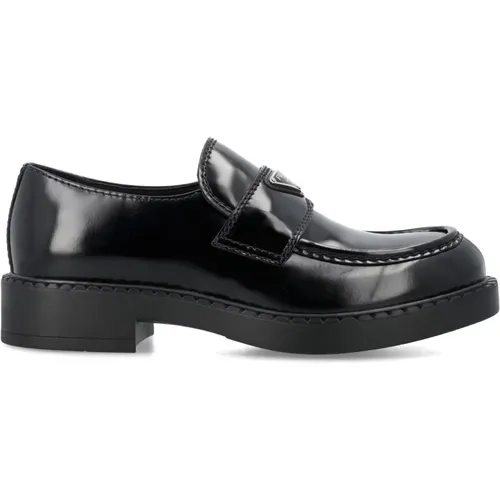 Chocolate Loafer Shoes , male, Sizes: 7 UK, 8 UK, 6 UK, 10 UK - Prada - Modalova