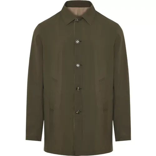 Reversible Gabardine Jacket , male, Sizes: 3XL - Barba - Modalova