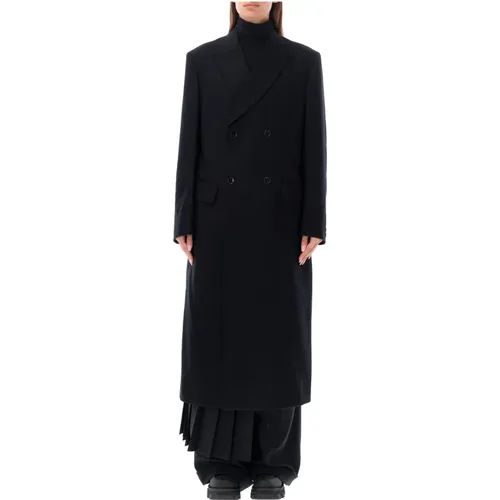 Wool Long Coat Outerwear , female, Sizes: M - Junya Watanabe - Modalova