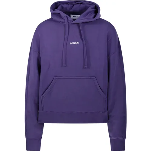 Klassischer Box Logo Hoodie Sweatshirt , Herren, Größe: M - Bonsai - Modalova