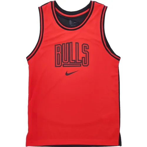 Sportswear, male, , Size: L Chicago Bulls Basketball Tank Top - Nike - Modalova