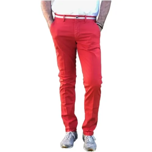 Chinos, male, , Size: L Slim Fit Torino Pants - Mason's - Modalova