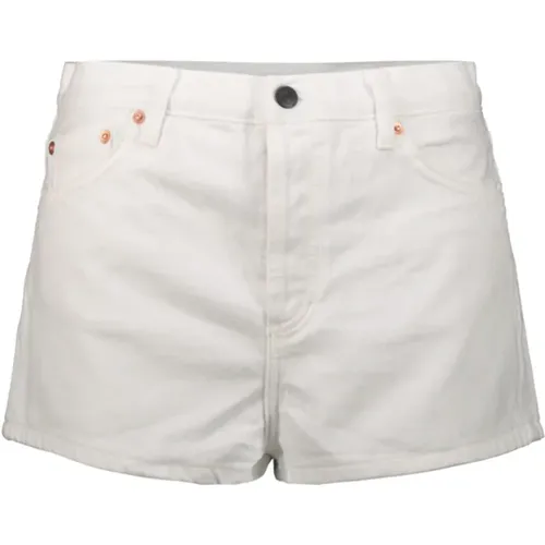 Mid Rise Denim Shorts , female, Sizes: W27, W26, W24 - Wardrobe.nyc - Modalova