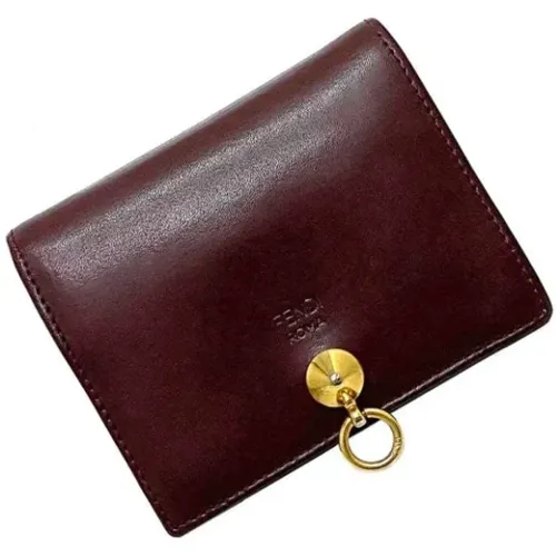 Pre-owned Wallets, female, , Size: ONE SIZE Pre-owned Leather wallets - Fendi Vintage - Modalova