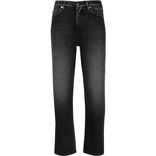 Schwarze Gerades Jeans Casual Stil , Damen, Größe: W30 - IRO - Modalova