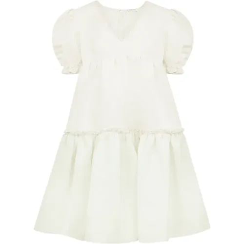 Taffeta Babydoll Dress Natural Style , female, Sizes: XL, L, 2XL, M - Nina Ricci - Modalova