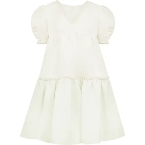 Taffeta Babydoll Dress Natural Style , female, Sizes: XL, L, 2XS, XS, 2XL, M - Nina Ricci - Modalova
