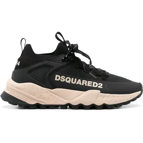 Flache Sneakers für Frauen , Herren, Größe: 42 EU - Dsquared2 - Modalova