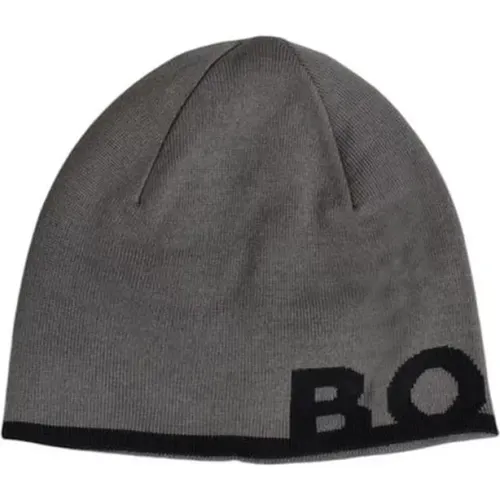 Beanies, male, , Size: ONE SIZE Wool Blend Hat & Cap - Hugo Boss - Modalova