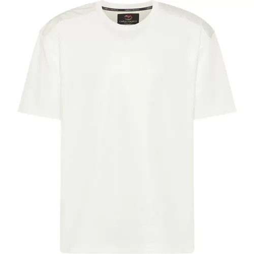 Oversize Logo T-Shirt , Herren, Größe: 2XL - carlo colucci - Modalova