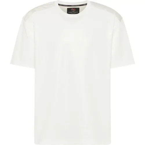 Oversize Logo T-Shirt , Herren, Größe: S - carlo colucci - Modalova