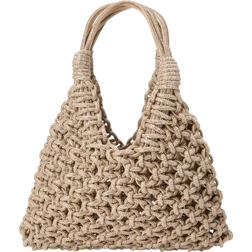 Handbags, female, , Size: ONE SIZE Rock Style Handwoven Bag - Hibourama - Modalova