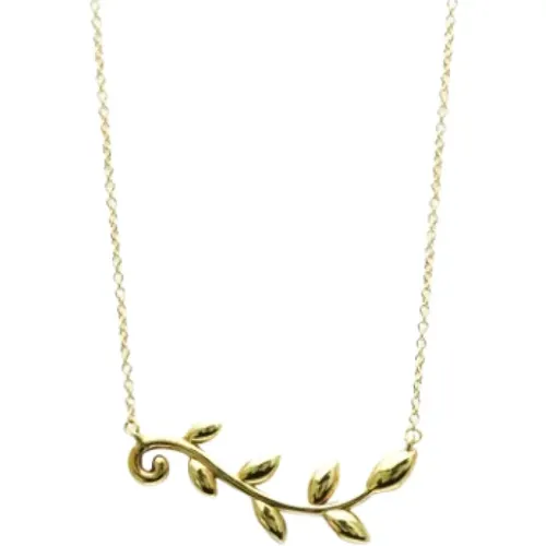 Pre-owned Jewellery, female, , Size: ONE SIZE Pre-owned Gold necklaces - Tiffany & Co. Pre-owned - Modalova