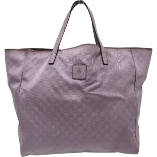 Pre-owned Tote Bags, female, , Size: ONE SIZE Pre-owned Nylon gucci-bags - Gucci Vintage - Modalova