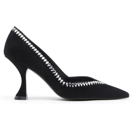 Xcurve 85 Kristallpumpe , Damen, Größe: 37 EU - Stuart Weitzman - Modalova