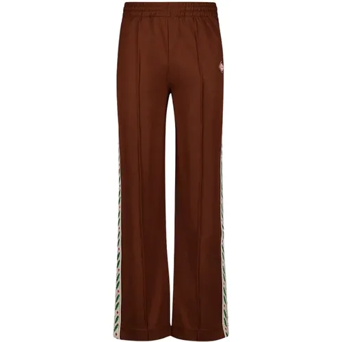Laurel Cotton Track Pants , female, Sizes: M, XS - Casablanca - Modalova