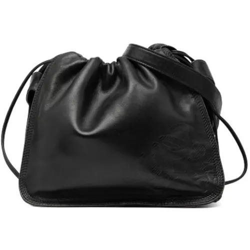 Pre-owned Bucket Bags, female, , Size: ONE SIZE Pre-owned Leather Bucket Bag - Loewe Pre-owned - Modalova