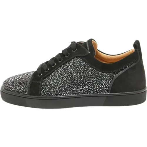 Pre-owned Sneakers, male, , Size: 7 1/2 US Pre-owned Suede sneakers - Christian Louboutin Pre-owned - Modalova