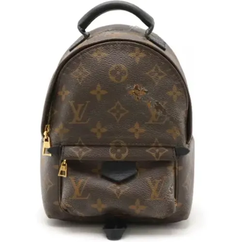 Pre-owned Backpacks, female, , Size: ONE SIZE Pre-owned Canvas backpacks - Louis Vuitton Vintage - Modalova