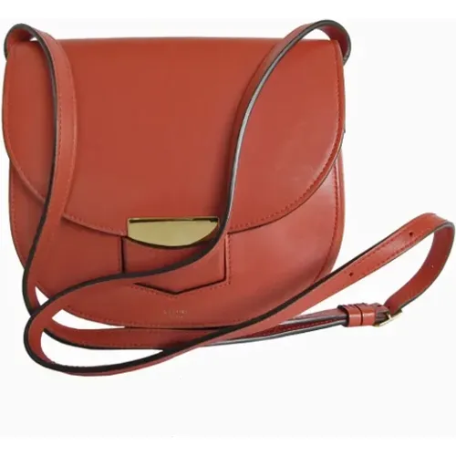 Pre-owned Cross Body Bags, female, , Size: ONE SIZE Pre-owned Leather celine-bags - Celine Vintage - Modalova