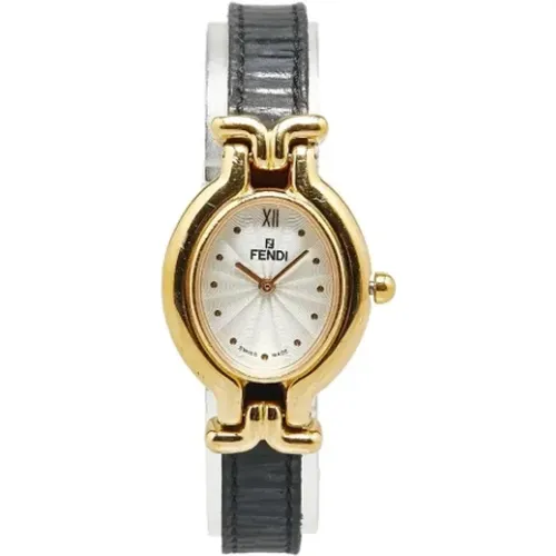 Pre-owned Watches, female, , Size: ONE SIZE Pre-owned Stainless Steel watches - Fendi Vintage - Modalova