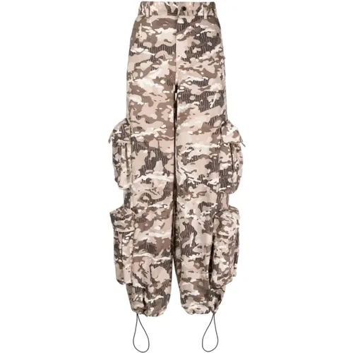 Camouflage Cargo Pants , female, Sizes: XS, 2XS - Amiri - Modalova