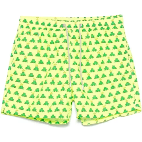 Beachwear, male, , Size: M Sea Frog Swim Shorts - MC2 Saint Barth - Modalova