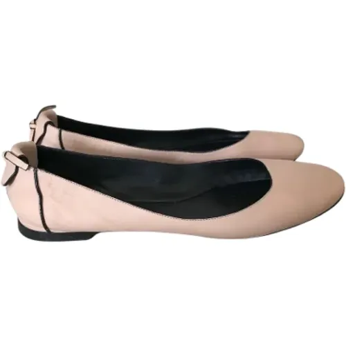 Pre-owned Flats, female, , Size: 6 1/2 US Pre-owned Leather flats - Chloé Pre-owned - Modalova