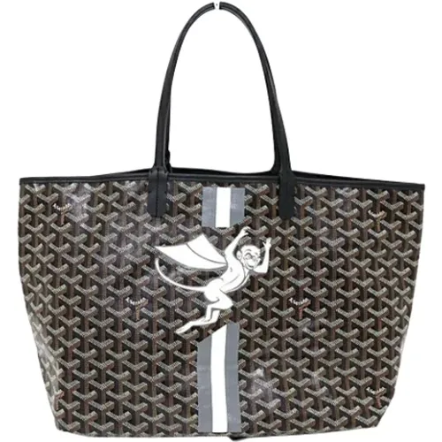 Pre-owned Tote Bags, female, , Size: ONE SIZE Pre-owned Leather shoulder-bags - Goyard Vintage - Modalova