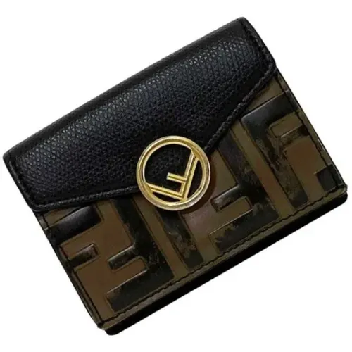 Pre-owned Leather wallets , female, Sizes: ONE SIZE - Fendi Vintage - Modalova