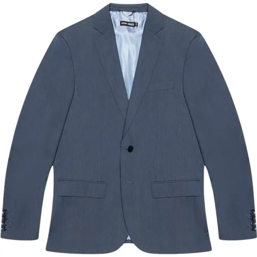 Blaue Americana Jacke Blazer , Herren, Größe: M - Antony Morato - Modalova