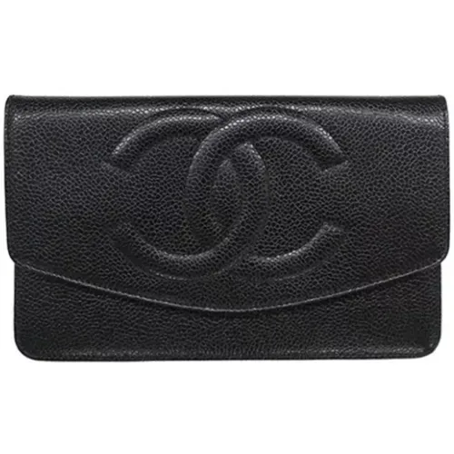 Pre-owned Wallets, female, , Size: ONE SIZE Pre-owned Leather wallets - Chanel Vintage - Modalova