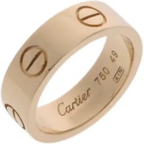 Pre-owned Jewellery, female, , Size: ONE SIZE Pre-owned Gold rings - Cartier Vintage - Modalova