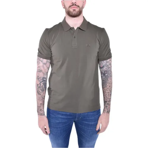 Polo Shirts , Herren, Größe: L - C.P. Company - Modalova