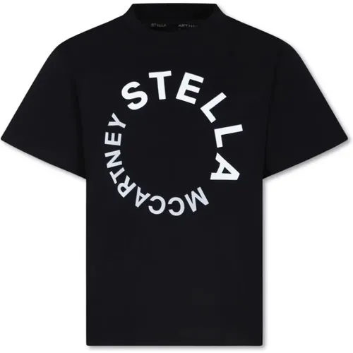 Kinder T-Shirt mit Logo-Druck - Stella Mccartney - Modalova