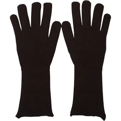 Gloves, unisex, , Size: 9 IN Cashmere Silk Hands Mitten Mens Gloves - Dolce & Gabbana - Modalova