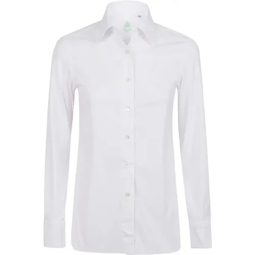 Vintage Slim Fit Shirt , male, Sizes: 2XL, S, L, 6XL, 4XL - Finamore - Modalova