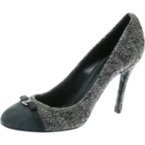 Pre-owned Suede heels , female, Sizes: 4 1/2 UK - Louis Vuitton Vintage - Modalova