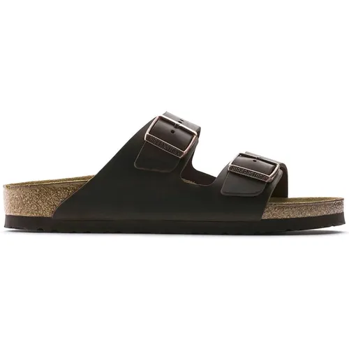 Sliders, male, , Size: 8 US Sandals Arizona Oiled Leather - Birkenstock - Modalova