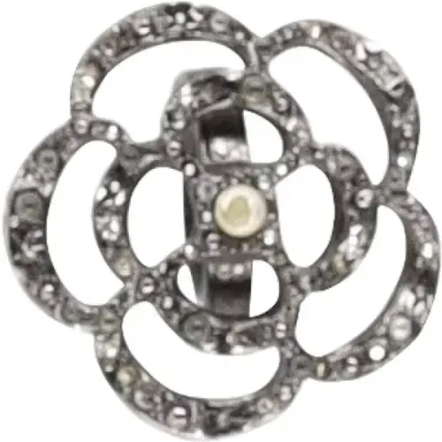 Pre-owned Metal rings , female, Sizes: ONE SIZE - Chanel Vintage - Modalova